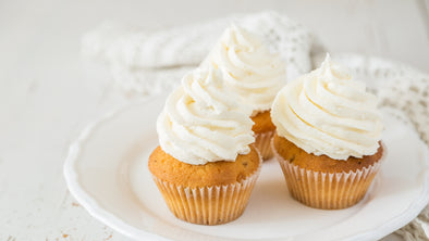 vanilla cupcake baking