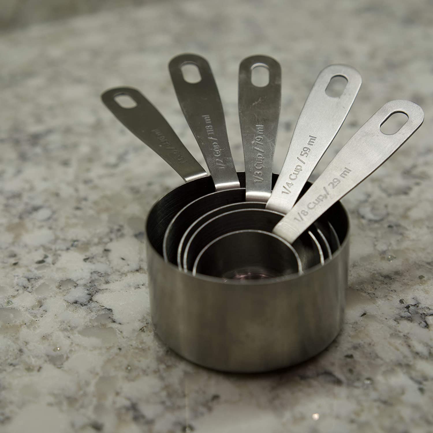 Stainless Measuring Cups Set - Whisk